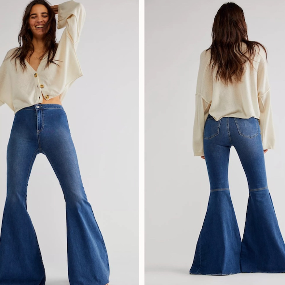 WE THE FREE JUST FLOAT ON FLARE JEANS